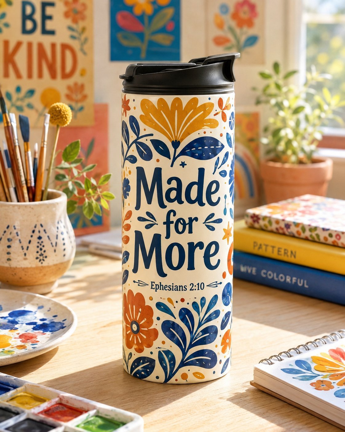 Travel mug met Made for More