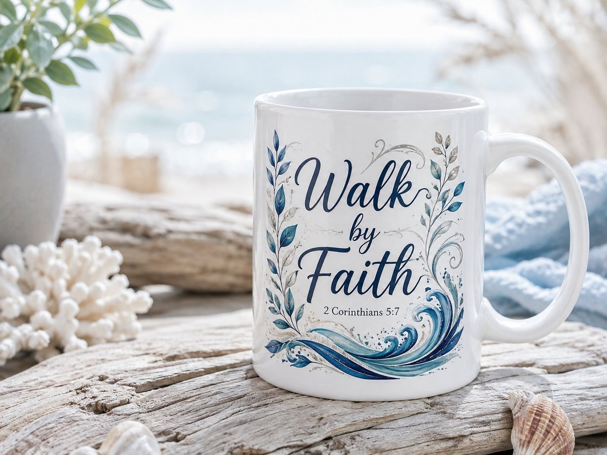 Mok met Walk by Faith design