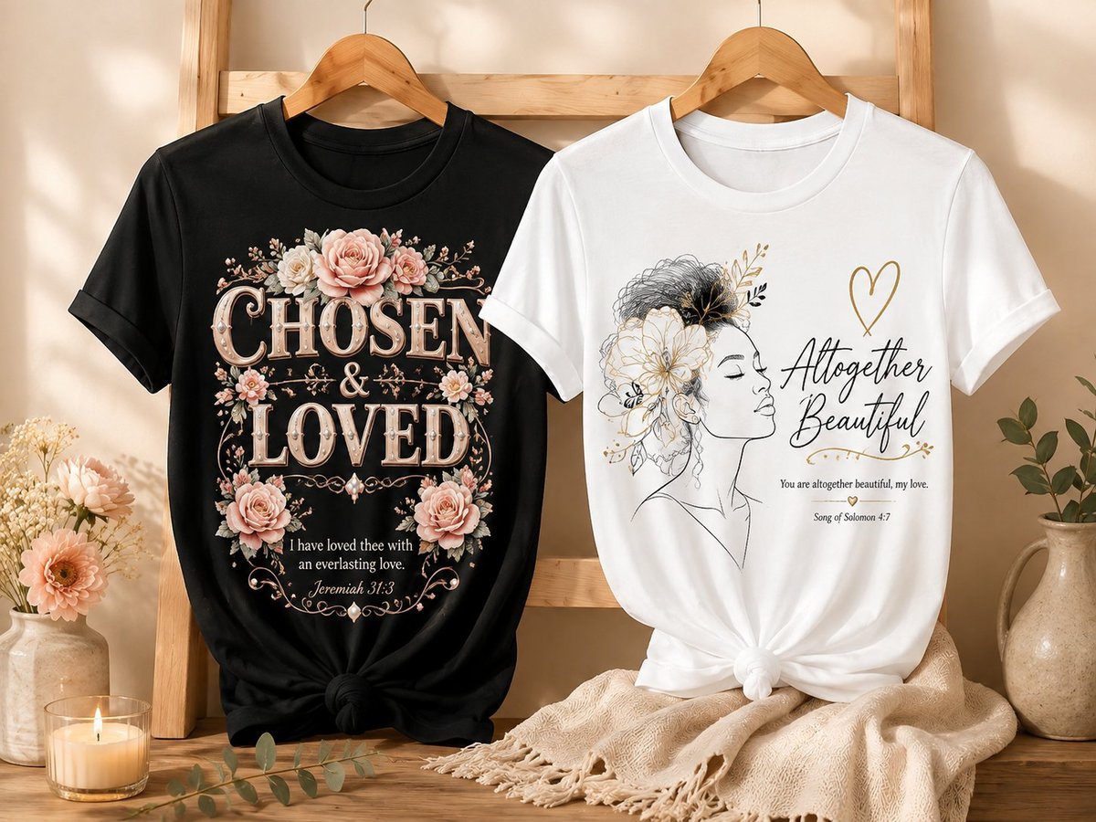 Potter's Glory Designs design voorbeeld — T-shirts