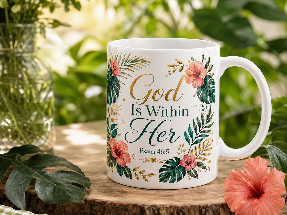 Mok met God Is Within Her design
