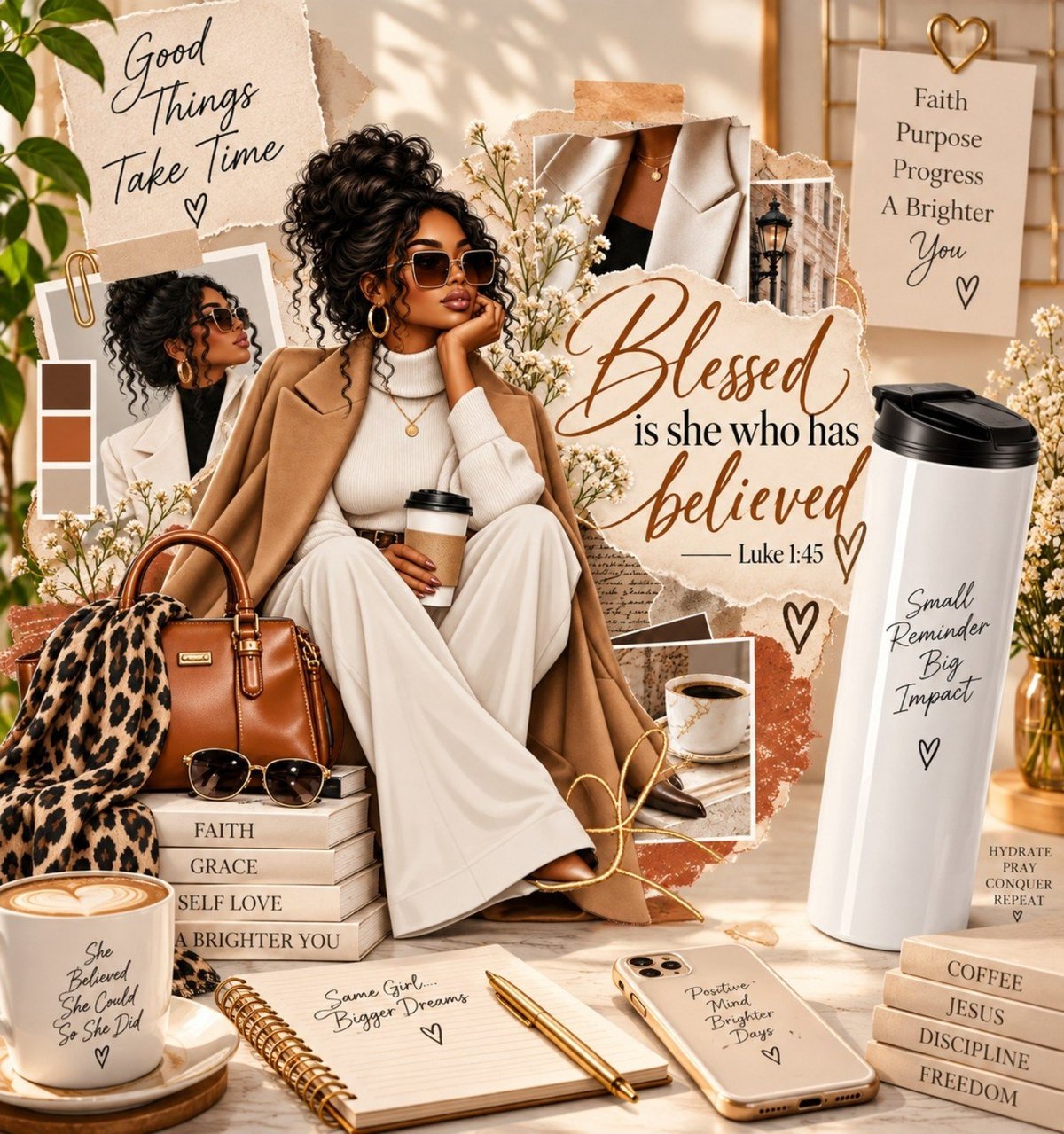 Voor haar Faith Grace & Purpose collectie van Potter's Glory Designs